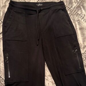 White House Black Market black Cargo Jogger Pants